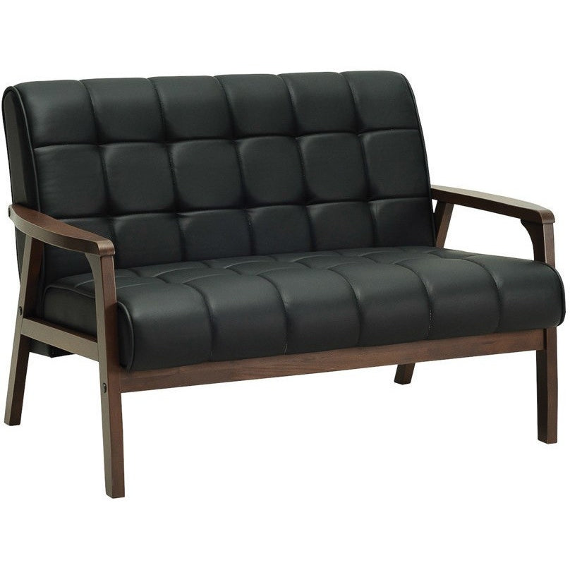 Tucson 2 Seater Sofa in Black,Living Room Furniture,Lounges,Two Seaters,Modern Furniture