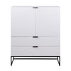 SVANA Tall Sideboard 100cm - White