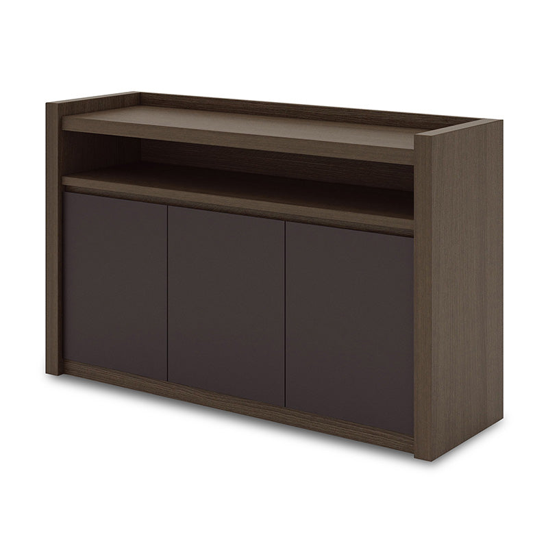 CARTER Credenza/Sideboard  1.3M - Coffee & Grey,Dining Room Furniture,Office Furniture,Sideboards,Office Sideboards,Modern Furniture