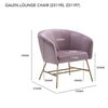 GALEN Lounge Chair - Ash Grey