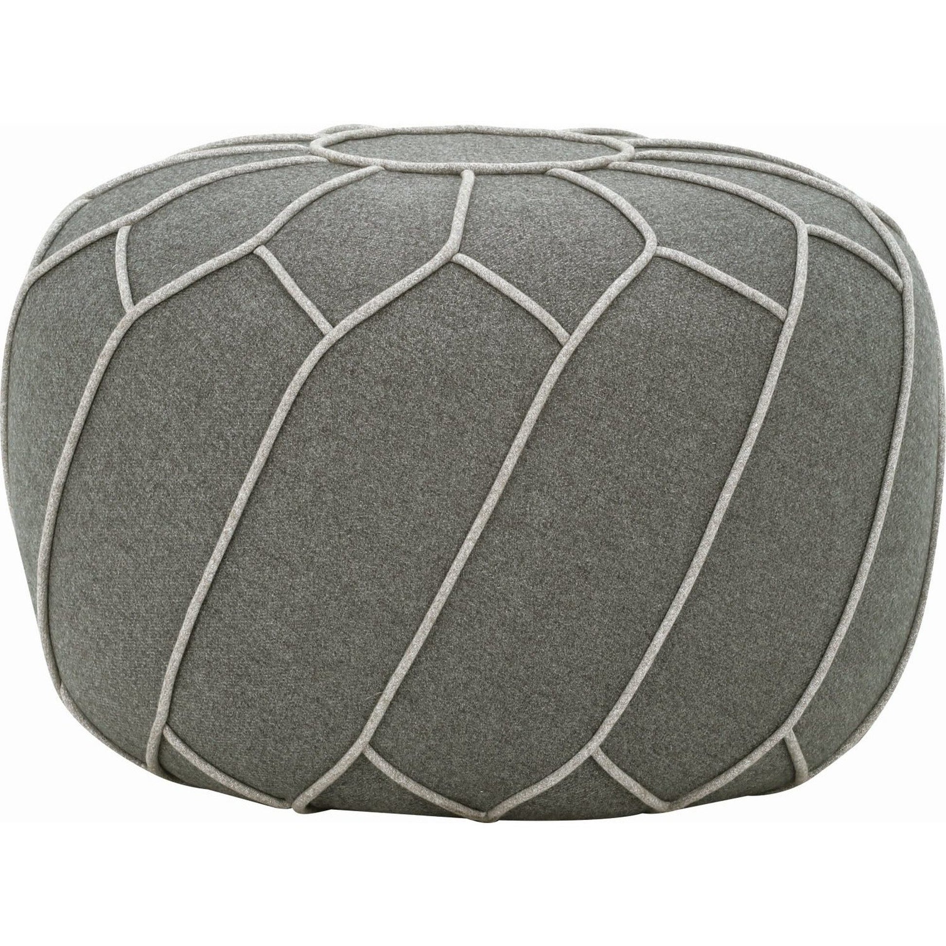 Saturn Ottoman - 61cm - Grey,Living Room Furniture,Lounges,Ottomans,Modern Furniture