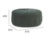 PROBE Ottoman 87cm - Grey Colour