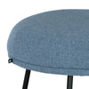 JUSTY Footstool/ Ottoman 63.5cm - Marble Blue