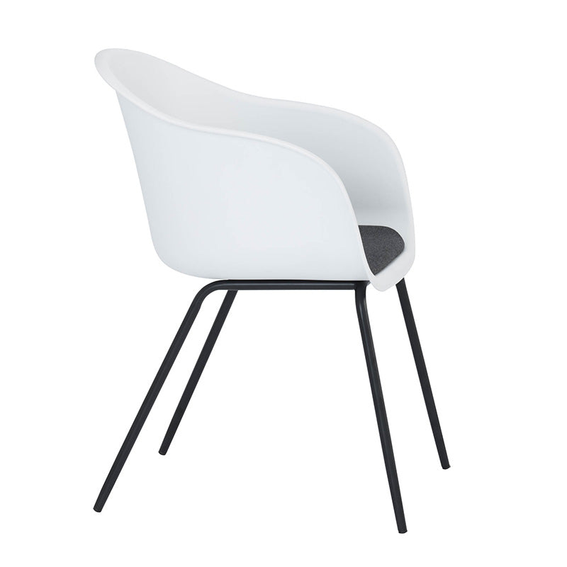 COLLEEN Dining Chair - White,Dining Room Furniture,Dining Chairs,Armchairs,Modern Furniture