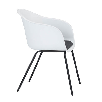 COLLEEN Dining Chair - White,Dining Room Furniture,Dining Chairs,Armchairs,Modern Furniture