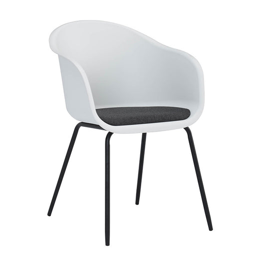 COLLEEN Dining Chair - White,Dining Room Furniture,Dining Chairs,Armchairs,Modern Furniture