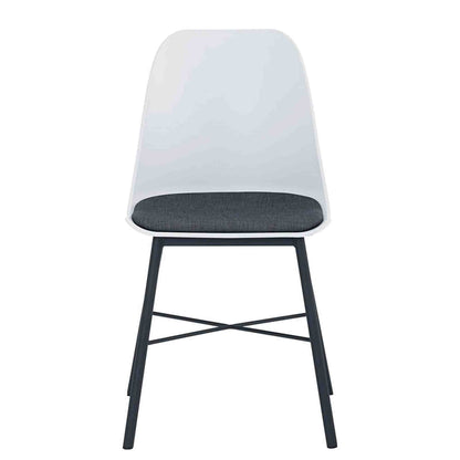 LAXMI Dining Chair - White & Black