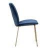 ADELIA Dining Chair - Blue Velvet