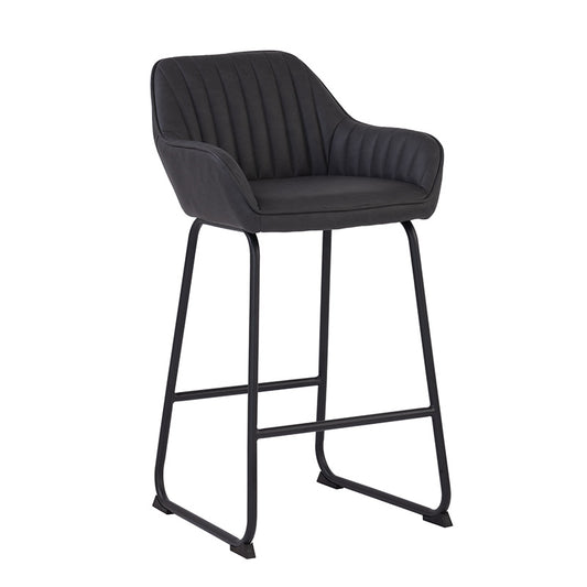 EKON Counter Stool - Brown & Black