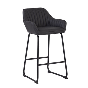 EKON Counter Stool - Brown & Black