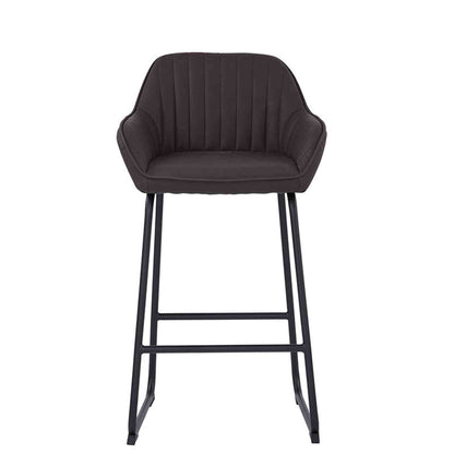 EKON Counter Stool - Brown & Black