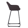 EKON Counter Stool - Brown & Black