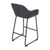 EKON Counter Stool - Brown & Black
