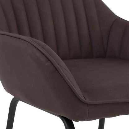 EKON Counter Stool - Brown & Black