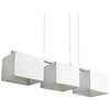 Godwin White Square Trio Pendant Lights