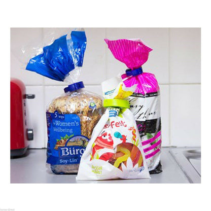4pc Airtight Seal Food Bag Storage Sealing Clips Plastic Bags Ziplock Clip