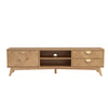 LOFTUS Entertainment TV Unit 180cm - Oak