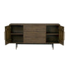 HAMILTON Sideboard Buffet Solid Acacia Wood 160cm - Toffee Colour