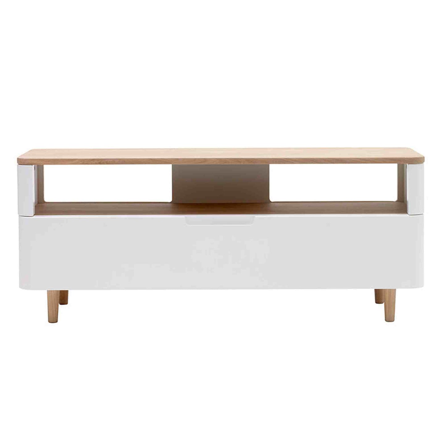 SIENNA Entertainment TV Unit 120cm -  Natural & White