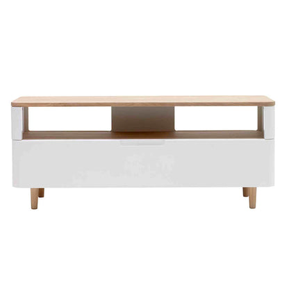 SIENNA Entertainment TV Unit 120cm -  Natural & White