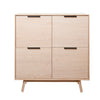 CAPRI Tall Sideboard 1.20M -  Natural