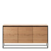 RIVOLI Sideboard 155cm -  Natural Oak / Black