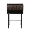 LATINA Side Table - Dark Brown / Black