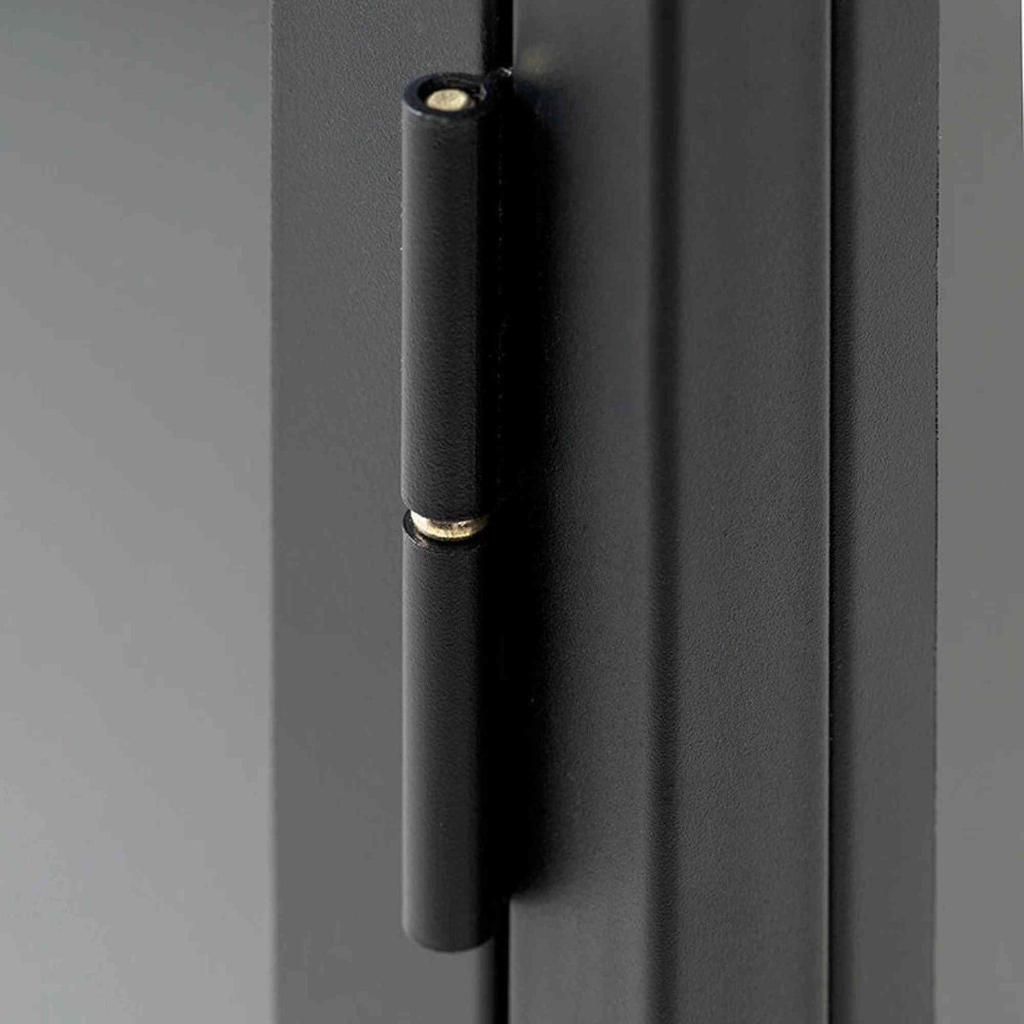CARMEL Single Door Glass Display Cabinet 57x160cm - Black