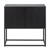 NEWTON 2 Door Sideboard 82cm - Black