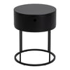 POLON Bedside Table 40cm - Black