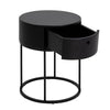 POLON Bedside Table 40cm - Black