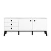 SABINE Sideboard Buffet 180cm - White/Black