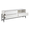 MOGEN Sideboard  Buffet 185cm - White & Black