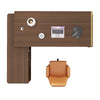 ANDERSON Executive Desk 2.0M Reversible - Hazelnut & Beige