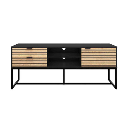 ODENCE Entertainment TV Unit - 150cm - Natural & Black