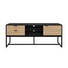 ODENCE Entertainment TV Unit - 150cm - Natural & Black