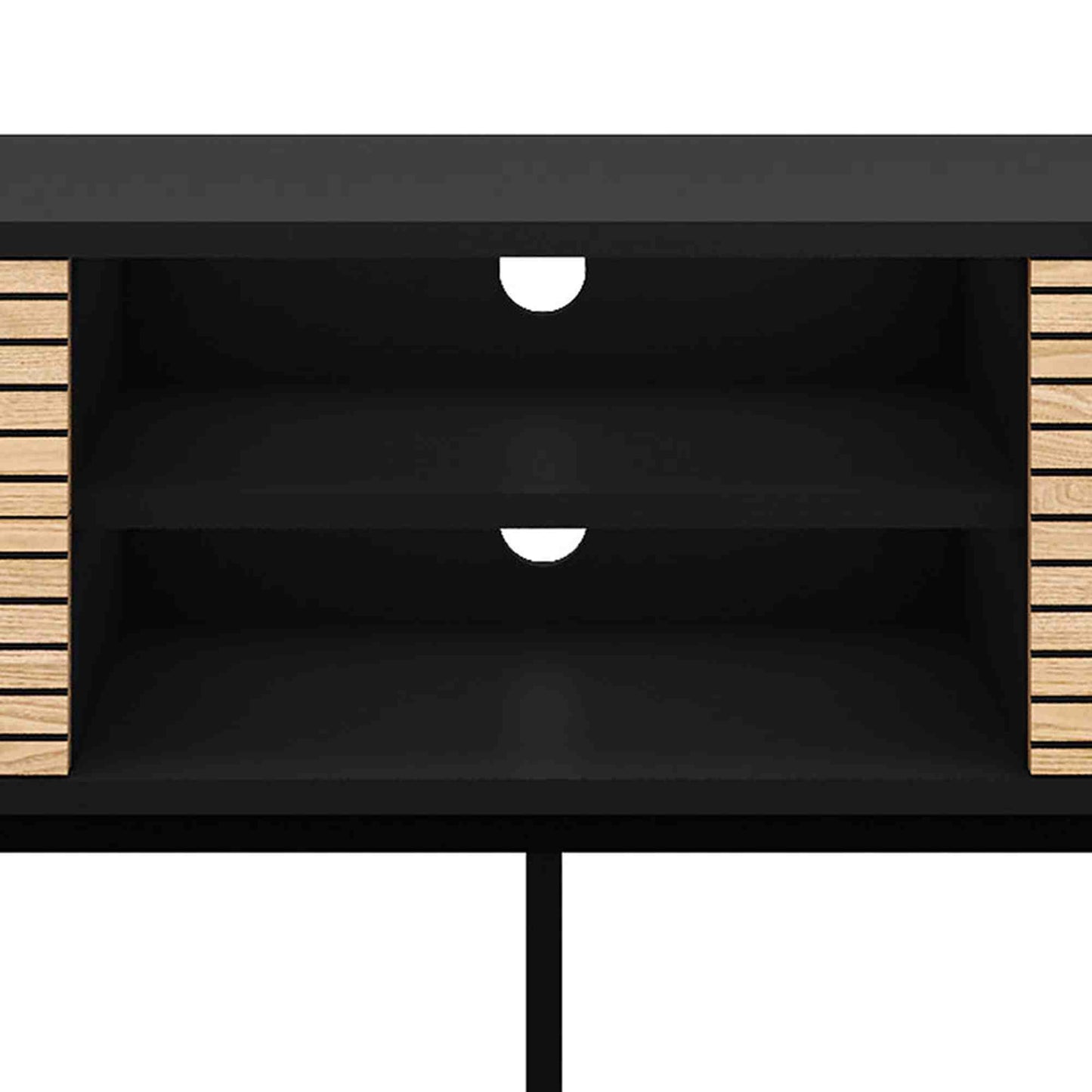 ODENCE Entertainment TV Unit - 150cm - Natural & Black
