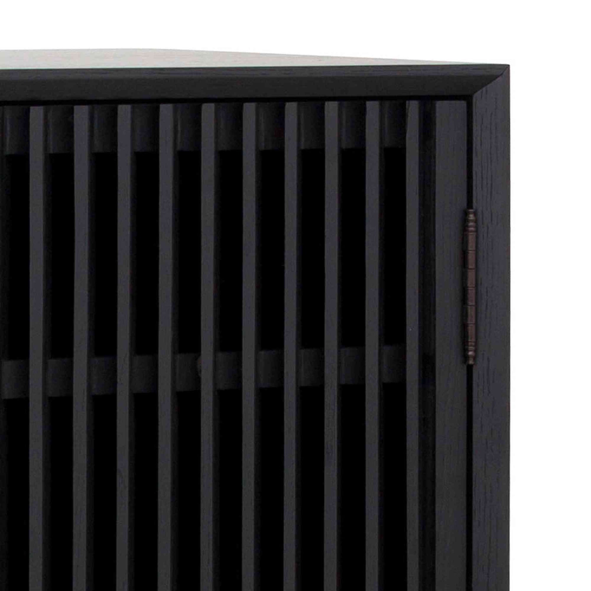 ASLOG Tall Sideboard 90cm - Black,Dining Room Furniture,Sideboards,Modern Furniture