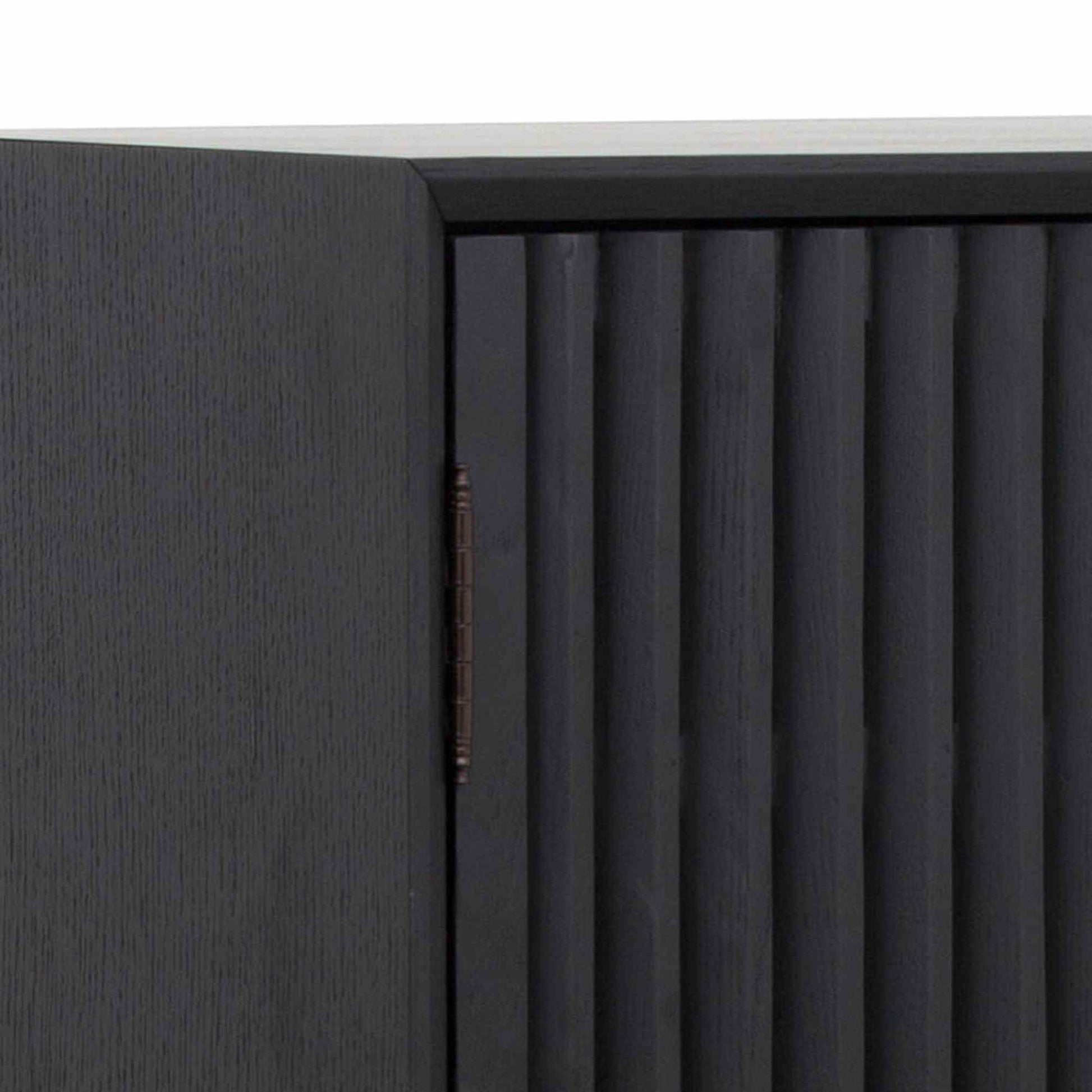 ASLOG Tall Sideboard 90cm - Black,Dining Room Furniture,Sideboards,Modern Furniture