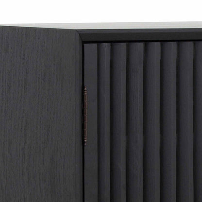 ASLOG Tall Sideboard 90cm - Black,Dining Room Furniture,Sideboards,Modern Furniture