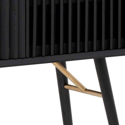 ASLOG Tall Sideboard 90cm - Black,Dining Room Furniture,Sideboards,Modern Furniture