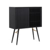 ASLOG Tall Sideboard 90cm - Black