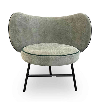 AVENIR Lounge Chair - Grey & Green