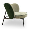 AVENIR Lounge Chair - Grey & Green