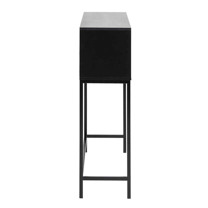 BATLEY Study Desk Console 91.5cm - Black & Natural