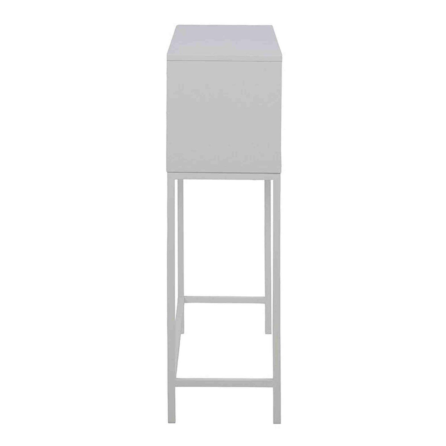 BATLEY Study Desk Console 91.5cm - White & Natural