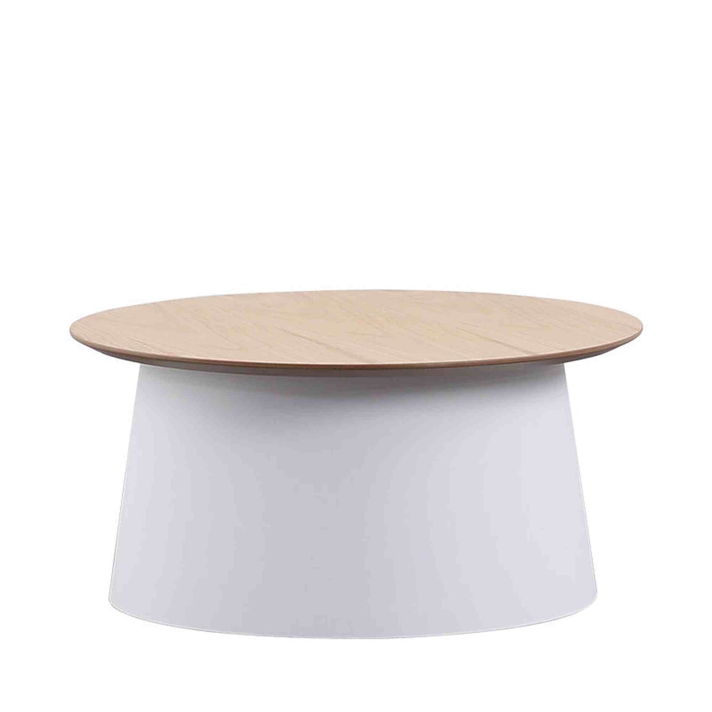 ZEEBA Coffee Table 69cm - White & natural