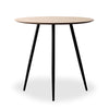 GINNY Round Dining Table 80cm - Natural & Black