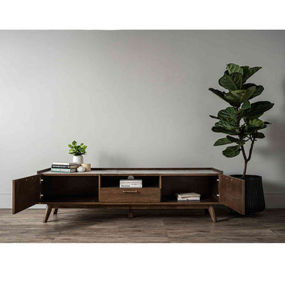BREDA Entertainment TV Unit 180cm - Walnut