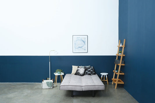 Milt Leaning Bookcase - Natural Oak,Living Room Furniture,Bookshelves & Cupboards,Modern Furniture